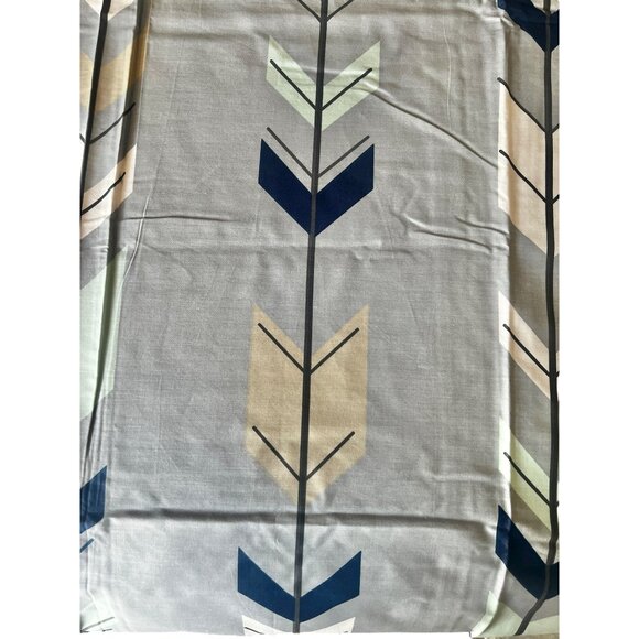 Home Collection Twin Size Reversible Duvet Cover & Pillow Shams Set Arrow NWT - Picture 6 of 16